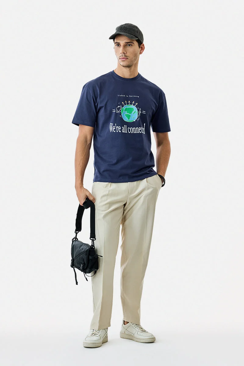 سنيتش We're All Connected Oversized T-Shirt